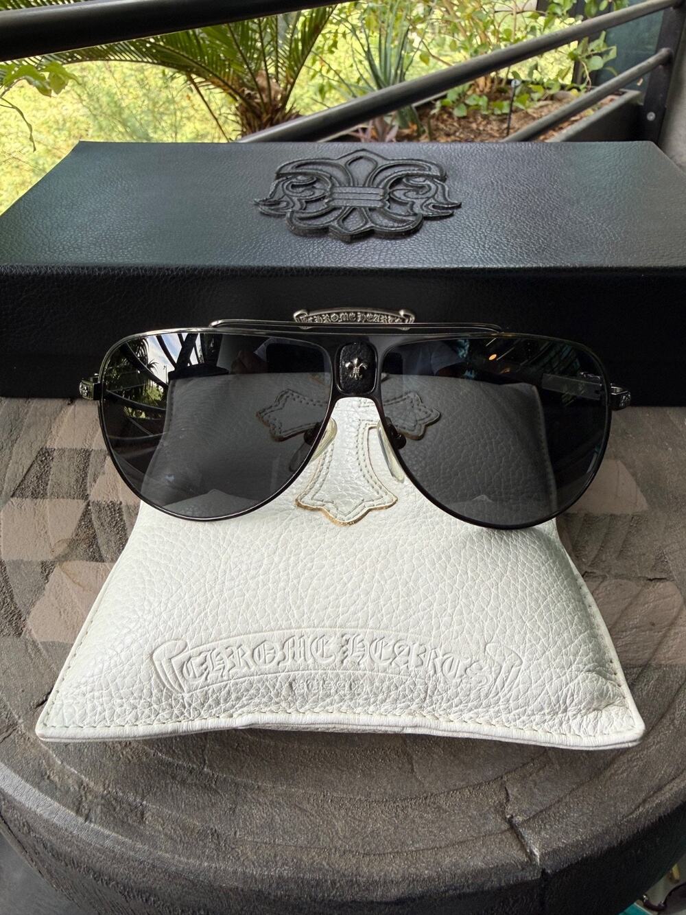 Chrome Hearts DOUBLE "D" I Sunglasses Dagger Temples